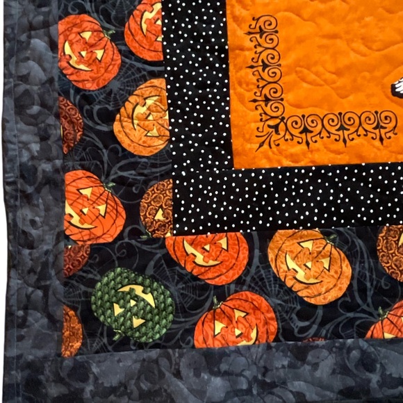 Quilt Halloween Skeleton Day of the Dead - Picture 4 of 6